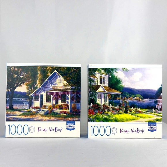 Two 1000 piece puzzles by Randy Van Beek - Picture 1 of 5